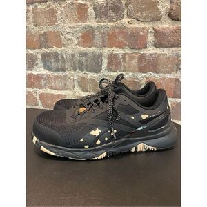 Reebok NANOFLEX TR Black Camo Womens Size 8 Athletic Sneakers Work Shoes